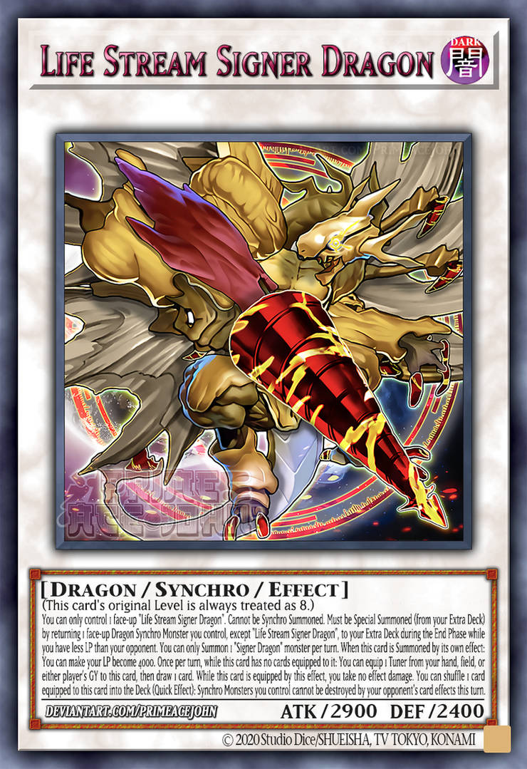 yugioh signer dragon deck Yu-Gi-Oh! Recipe Details This is every Signer Dragon