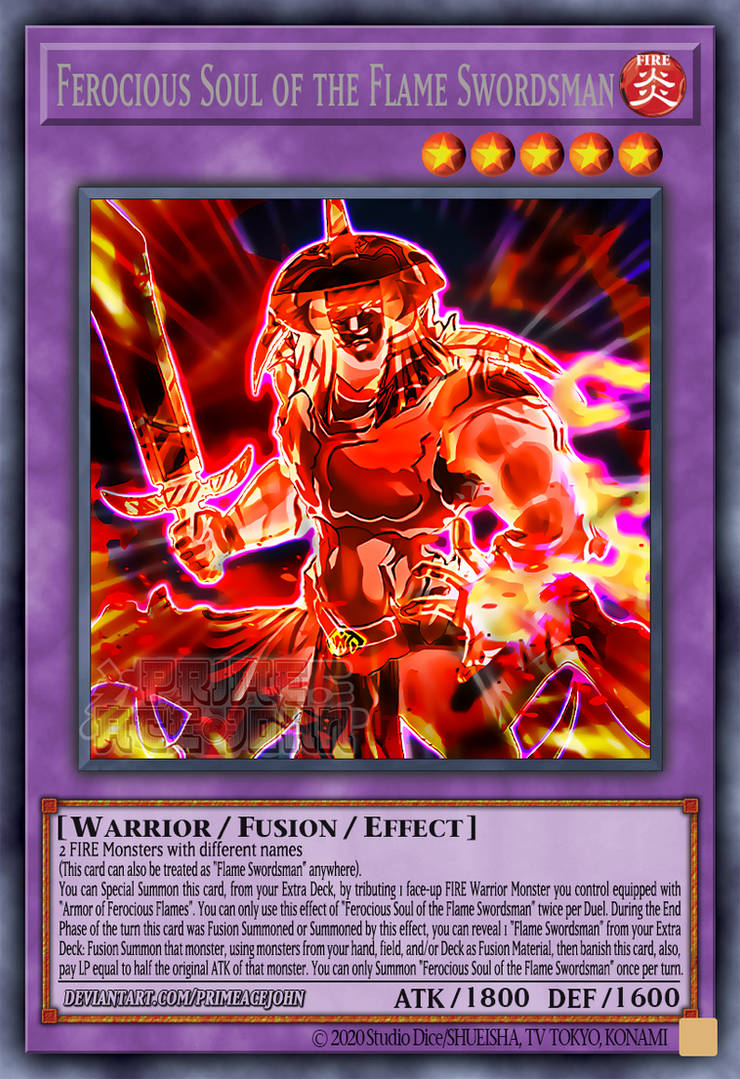 Ferocious Soul of the Flame Swordsman by PrimeAceJohn on DeviantArt Ferocious Soul of the Flame Swordsman by PrimeAceJohn on DeviantArt