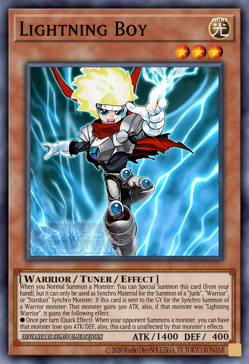 lightning fighter yugioh card Yu-Gi-Oh! - Warrior (TU07-EN007) - Turbo Pack 7 - Unlimited Edition Destroy all Spells and Traps your opponent controls.You can only activate 1 Lightning Storm per turn. Gilford the Lightning | Card