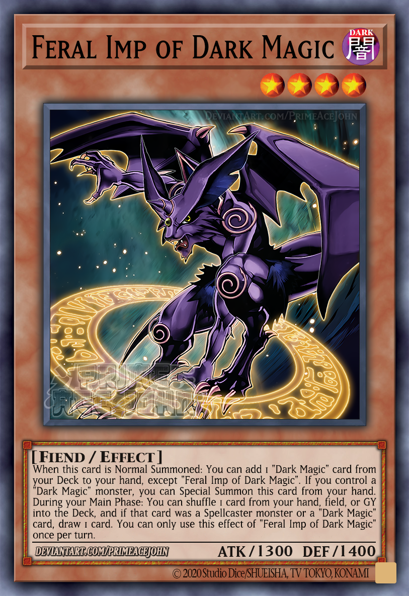 feral imp yugioh card Yu Gi Oh! | Bandai No.68 Type monster from your Deck to your hand. Des Feral Imp Kaiba returns