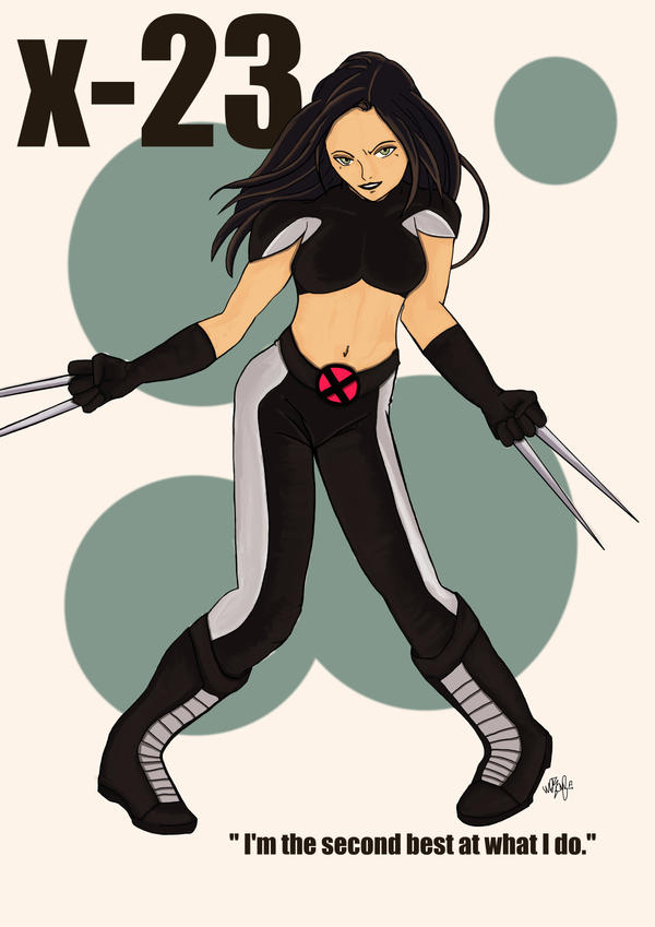 Draw X23 Fanart X23 color by BenWerz on DeviantArt