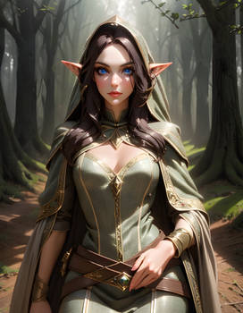 Cute wood elf Ranger 3