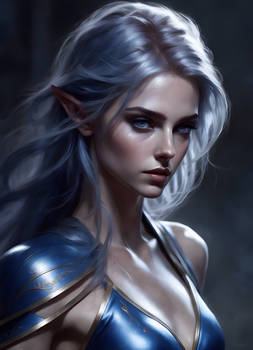 High Elf adventurer avatar portrait