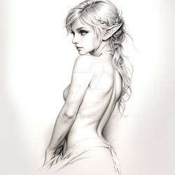 Elvish art sketch