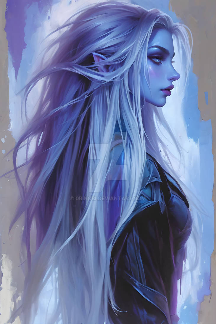 Elf Profile Animation Night Elf Profile art concept by 0binobi on DeviantArt