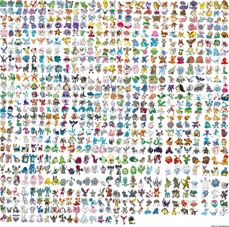 Todos os Pokemons by IuridomSouza on DeviantArt