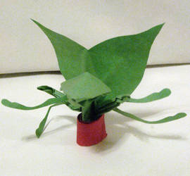 Audrey II origami style