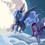 Valkyrie and Luna, Flying under the moonlight