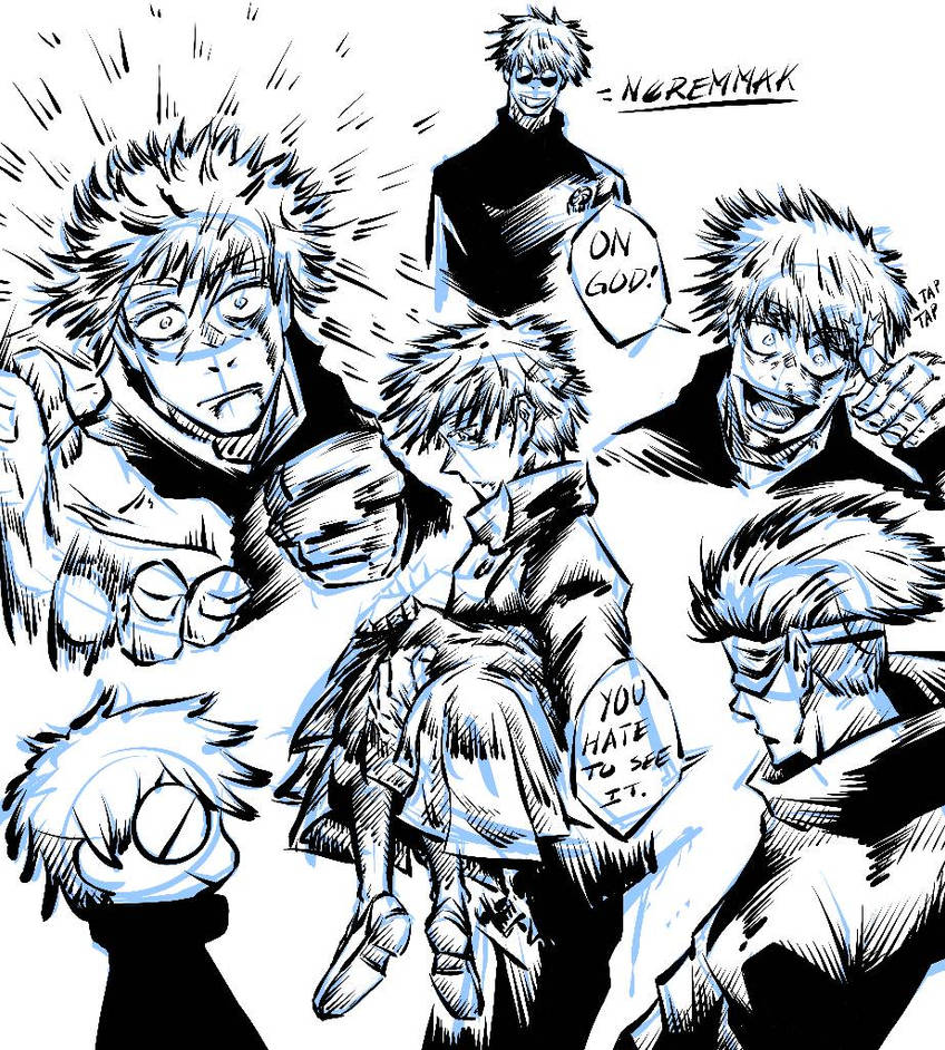 Gojo Study by Noremmak on DeviantArt
