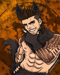 Werewolf Gladio - Final Fantasy XV by Lindsay-N-Poulos