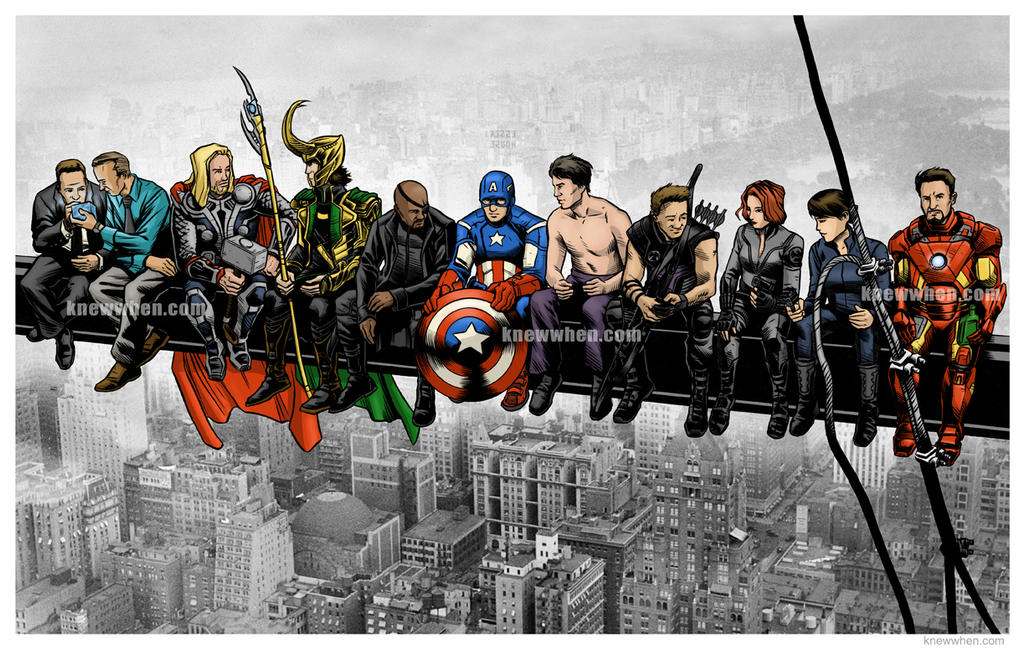 Avengers Over New York