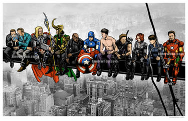 Avengers Over New York