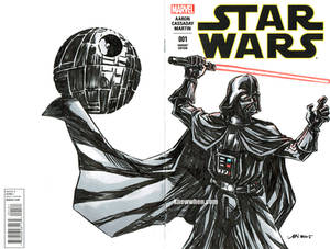 Darth Vader Star Wars sketch cover