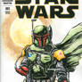 Boba Fett Star Wars Sketch Cover