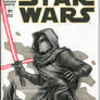 Kylo Ren Star Wars sketch cover