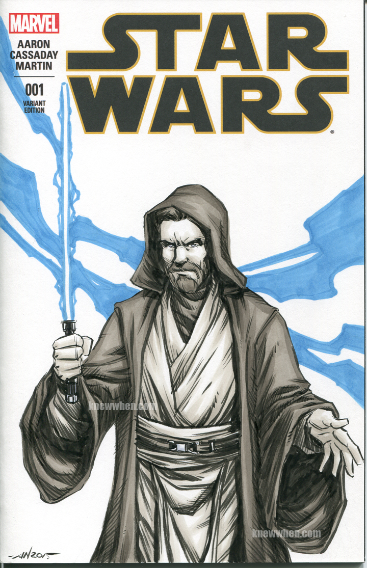 Obi Wan Kenobi Sketch Cover