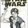 Han Solo Star Wars Sketch Cover