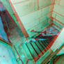 Stairs in an abondend powerplant 3D