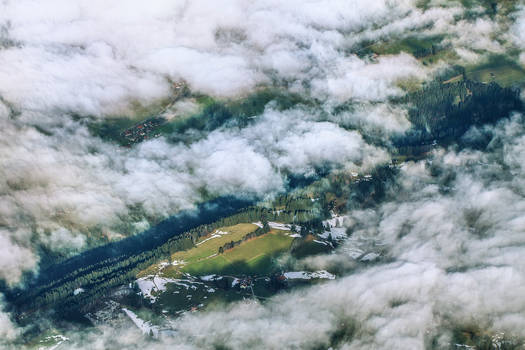 Window in the clouds