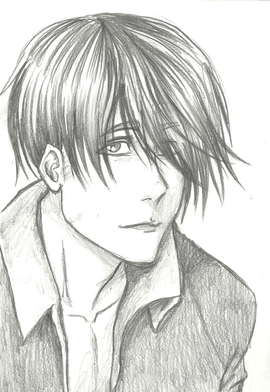 anime guy face by GypsyRequiem on DeviantArt