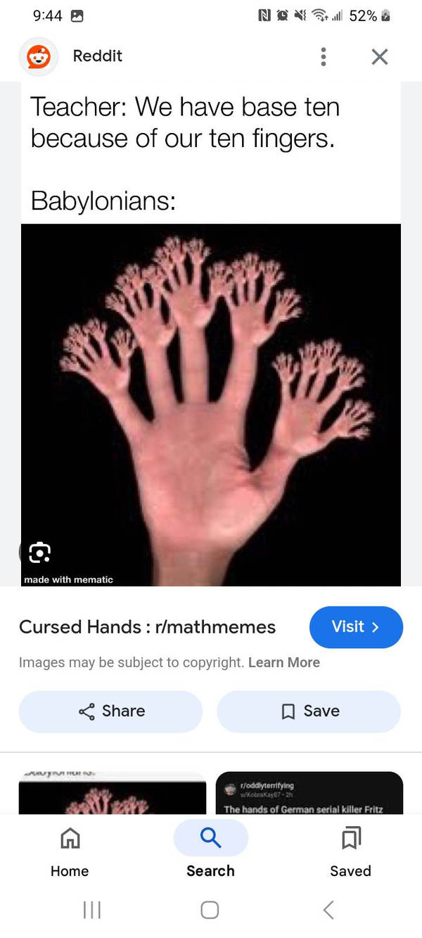 Cursed Shell Hand A very cursed hand by Landyndude on DeviantArt