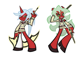 Scanty and Kneesocks