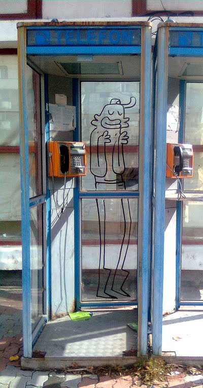 FLEPT in a telephone booth