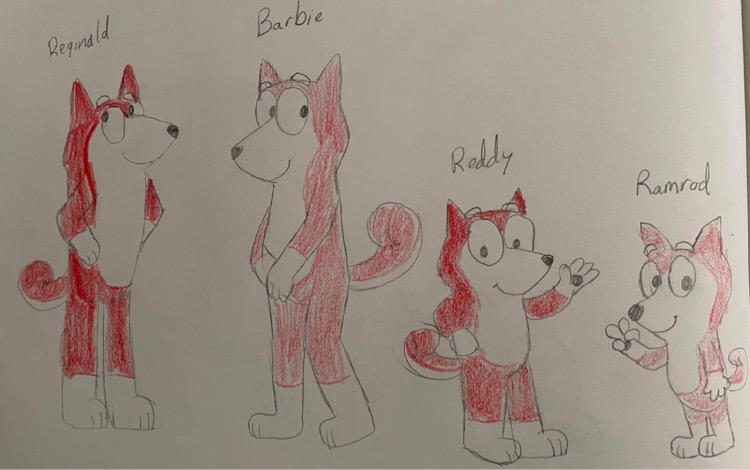 Reddy and His Family by powerpup97 on DeviantArt