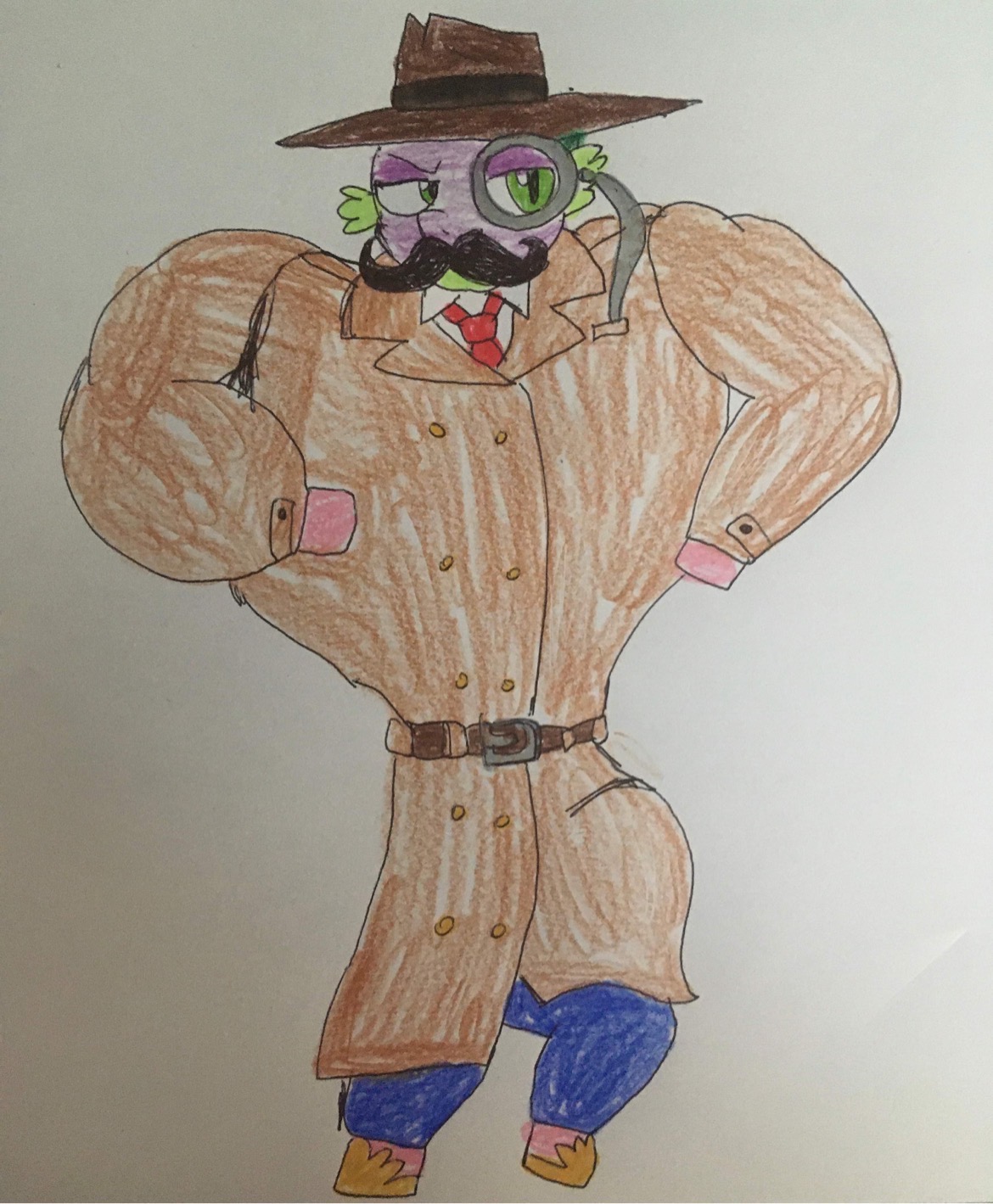 Muscle-Bound Monocle Spike by powerpup97 on DeviantArt