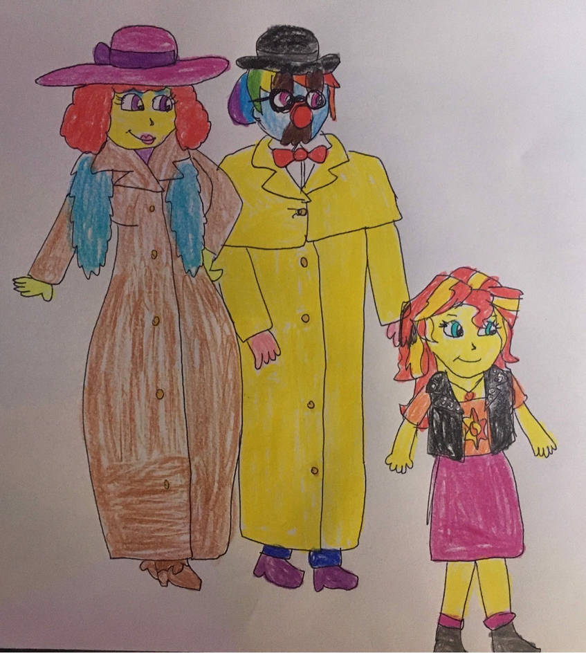 Sunset Shimmer and her Parents? by powerpup97 on DeviantArt