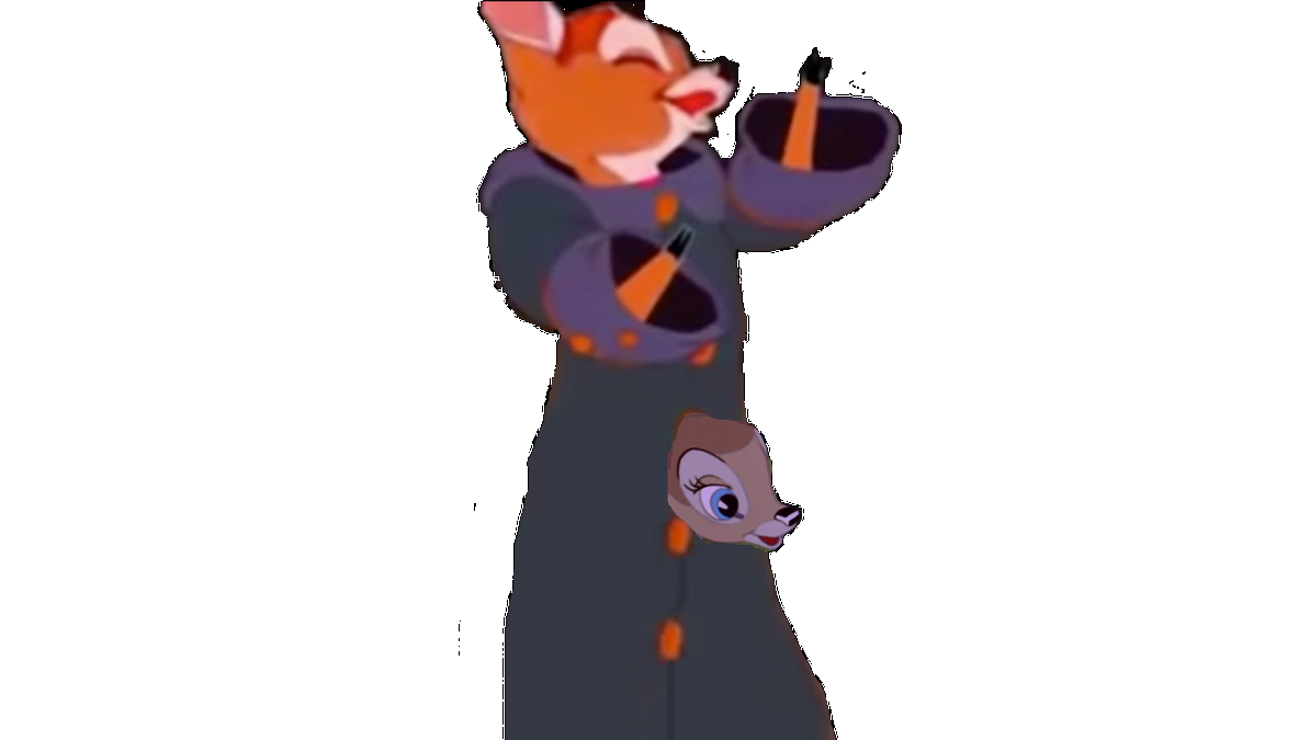 Faline Inflation Bambi and Faline in the Silly Song Coat by powerpup97 on DeviantArt