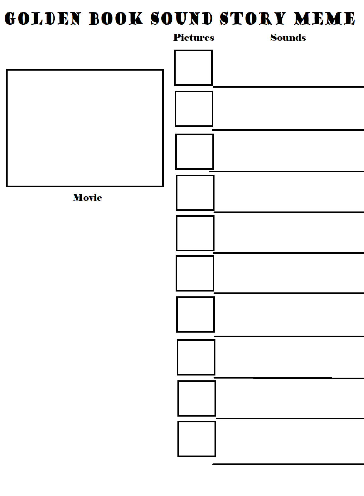 Golden Book Sound Story Meme Template by powerpup97 on DeviantArt