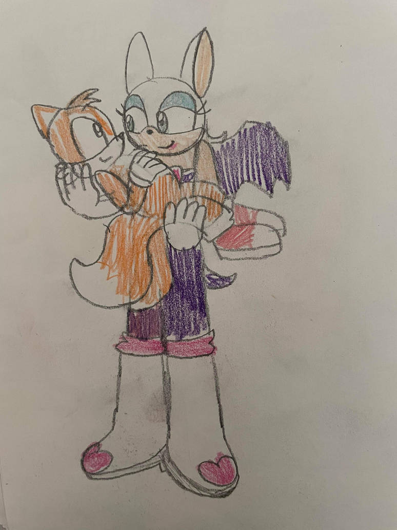 Bridal Carry: Tails and Rouge by powerpup97 on DeviantArt