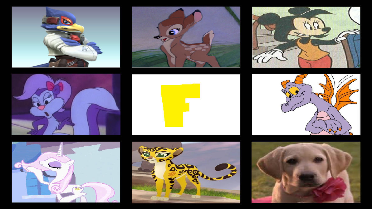 My Favorite F Characters by powerpup97 on DeviantArt