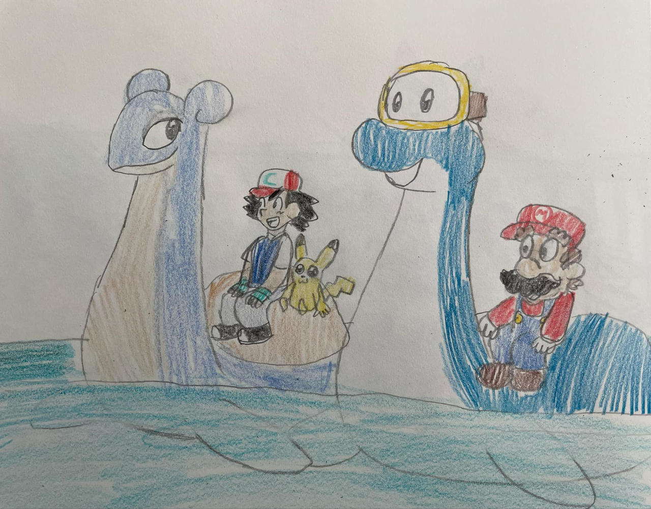 Mario Riding Sea Two Nintendo Sea Beast Riders by powerpup97 on DeviantArt