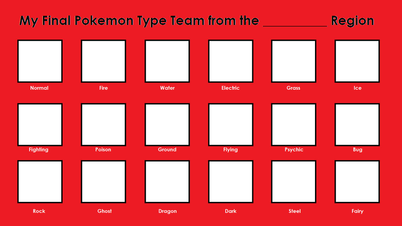 Pokemon Script Template Final Pokemon Type Team Template by powerpup97 on DeviantArt