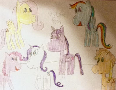 MLP Mane 6 by CupcakeTime3 on DeviantArt