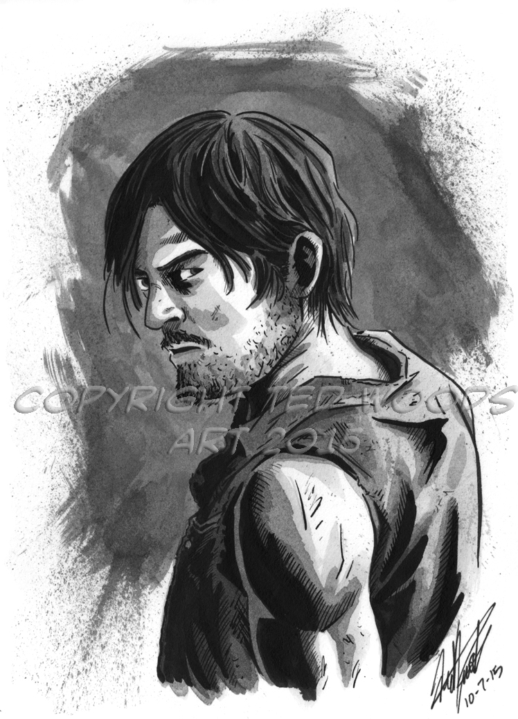 INKtober 2015 Day 8: Daryl Dixon