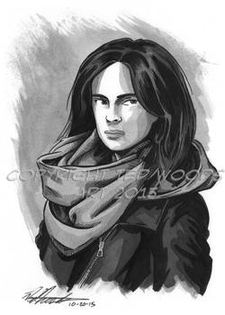 INKtober 2015 Day 21: Jessica Jones