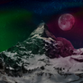 Snowy Mountains and Polar Lights (Skyrim inspired)
