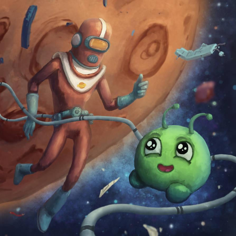 Gary And Mooncake From Final Space By IZOLYZM On DeviantArt Gary and mooncake from final space by izolyzm on deviantart