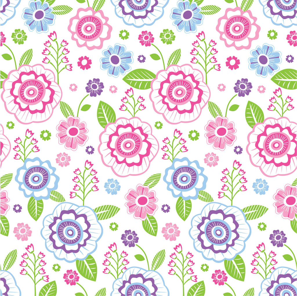 Seamless Flower Print 22