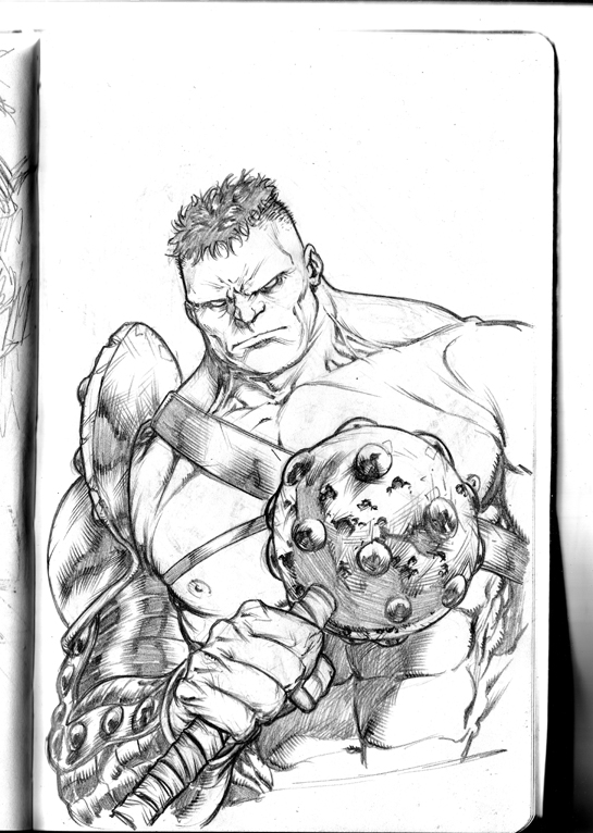 Hulk  in my Sketchbook