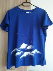 Blue cloud t-shirt
