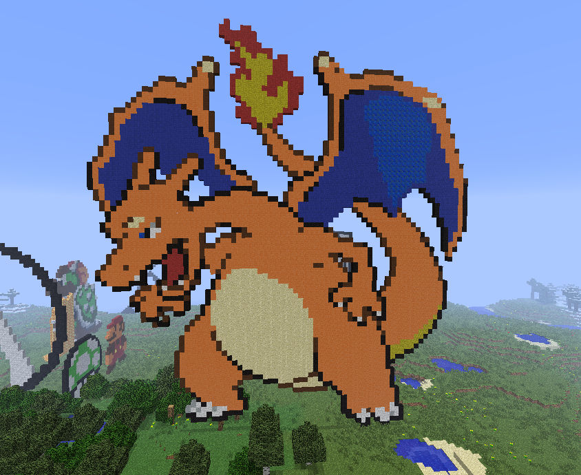 Minecraft Charizard by that1artguy on DeviantArt