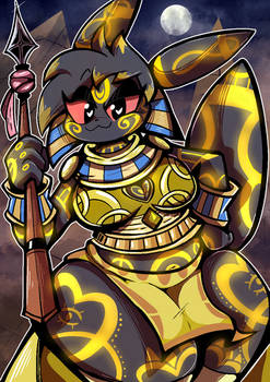 Egyptian Umbreon Lady