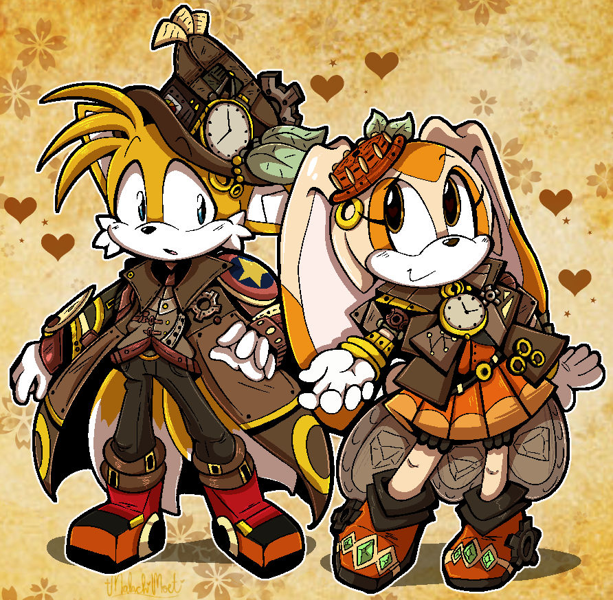 Tails x Cream Steampunk by MalachiMoet on DeviantArt