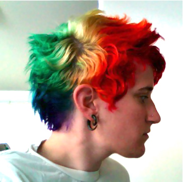 Rainbow Hair By Punkgrrrl16 On Deviantart
