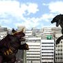 [MMD] Godzilla 2014 vs Baragon