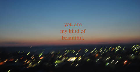 you are..